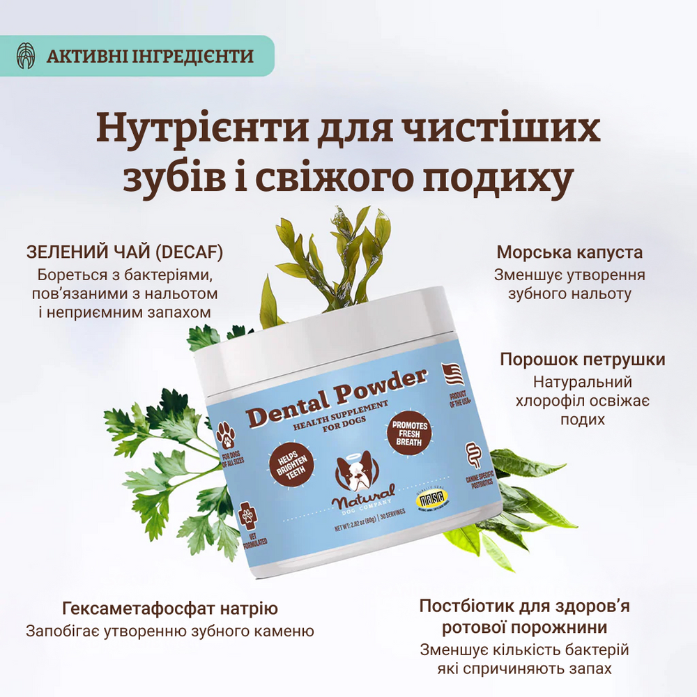 Порошок от зубного камня Dental Powder 80g