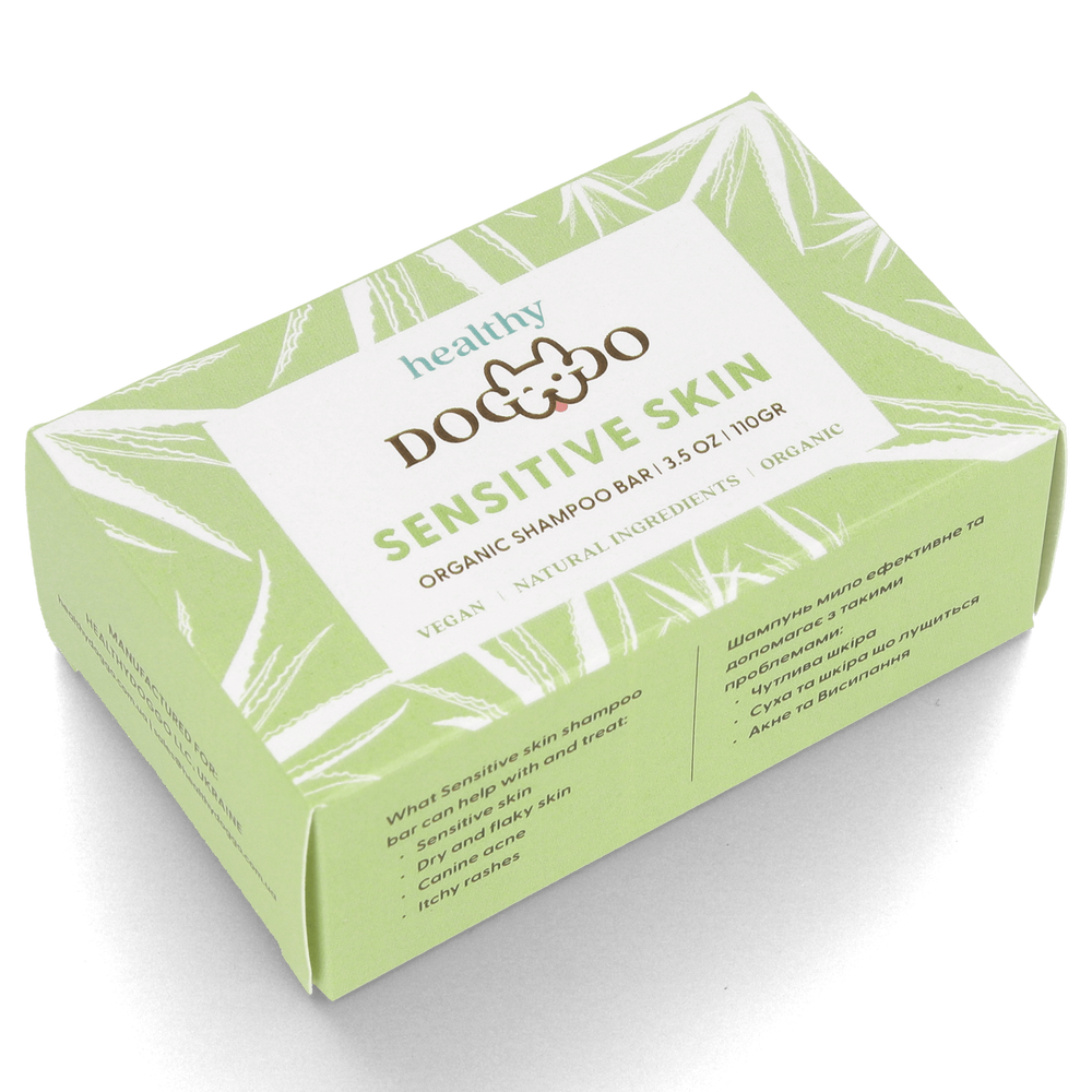 Шампунь-мыло для собак для чувствительной кожи Sensitive Skin HealthyDoggo