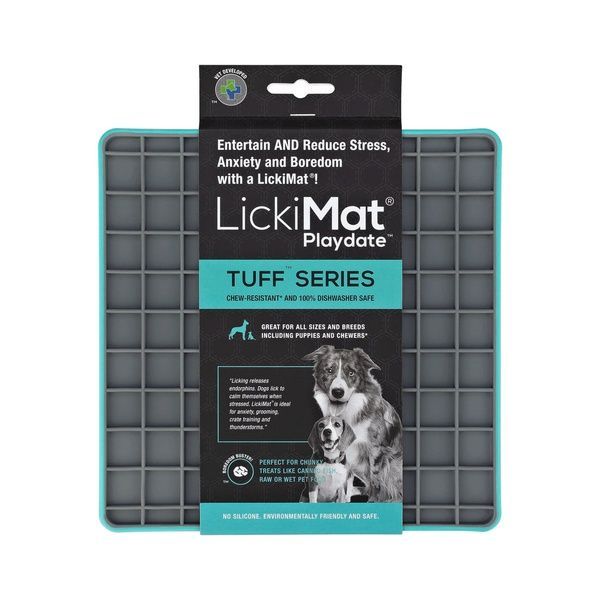 Килимок антистрес для вилизування для собак LickiMat&reg; Playdate&trade; Tuff&trade; Turquoise