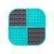 Коврик антистресс для вылизывания для собак LickiMat Slomo Turquoise, комбинированный с функцией слоуфидера