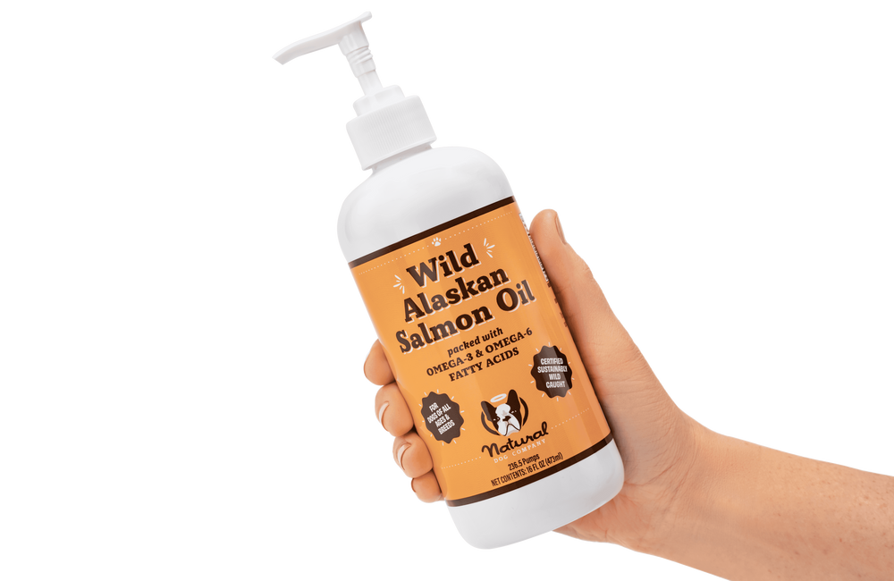 Лососевое масло Wild Alaskan Salmon Oil Natural Dog Company, 480мл