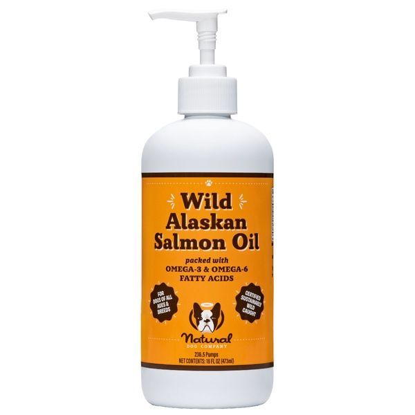 Лососева олія Wild Alaskan Salmon Oil Natural Dog Company, 480мл