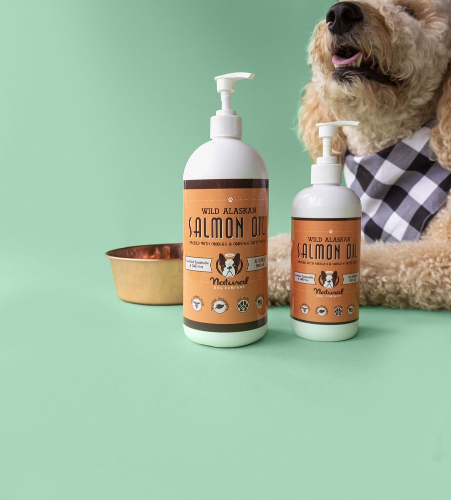 Лососевое масло Wild Alaskan Salmon Oil Natural Dog Company, 480мл