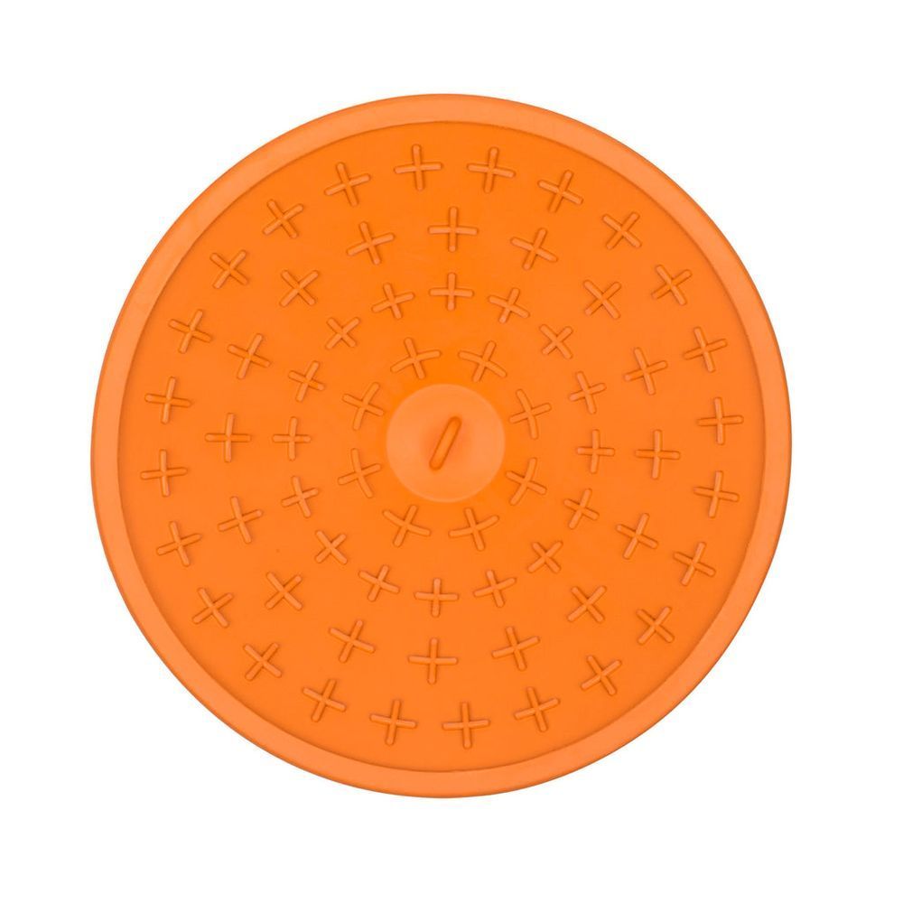 Мисочка антистрес для вилизування для собак LickiMat Splash Orange, на присосках