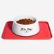 Мат подставка для мисочек для собак Zee.Dog Coral коралловый цвет