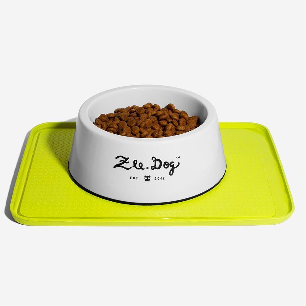Мат підставка для мисочок для собак Zee.Dog Lime колір лайм