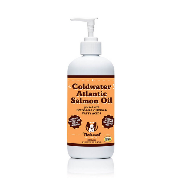 Лососева олія Coldwater Atlantic Salmon Oil Natural Dog Company, 480мл