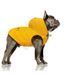 Дощовик для бульдога з капюшоном Milk&Pepper Babord Raincoat жовтий, Розмір 35L
