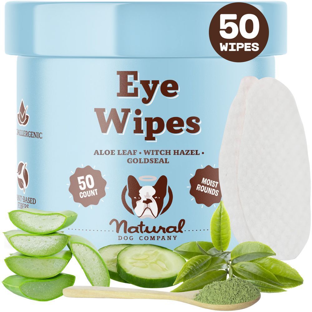 Серветки для очей Eye Wipes Natural Dog Company, 100 шт