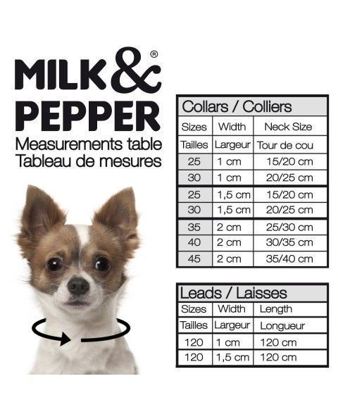 Ошейник для собак Milk&Pepper Heritage в полоску, Размер 30