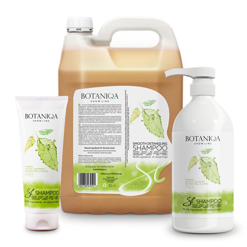 Шампунь для длинной шерсти Botaniqa Smooth Detangling, 1л