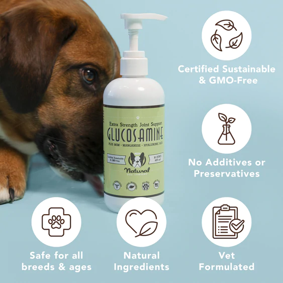 Жидкий глюкозамин Natural Dog Company 480 мл