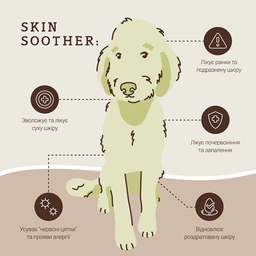 Бальзам для кожи Skin Soother Natural Dog Company 4.25мл стик