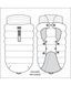 Дождевик для бульдога с капюшоном Milk&Pepper Jeanne Raincoat серый, Размер 35L