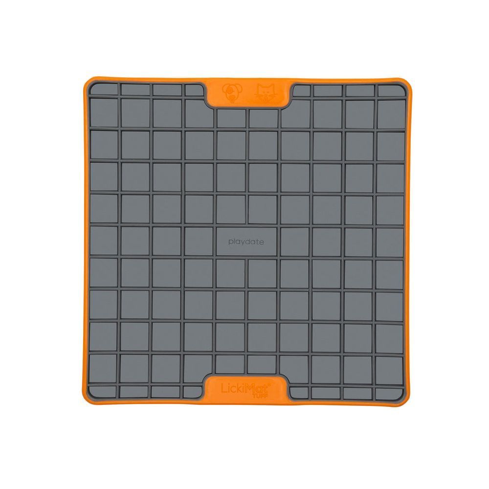 Килимок антистрес для вилизування для собак LickiMat&reg; Playdate&trade; Tuff&trade; Orange
